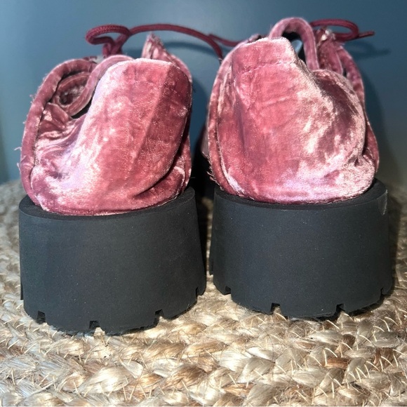 Free People Convertible Velvet Oxfords - Picture 4 of 11